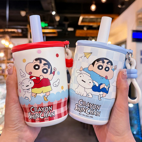 GULOO蜡笔小新保温杯316L不锈钢