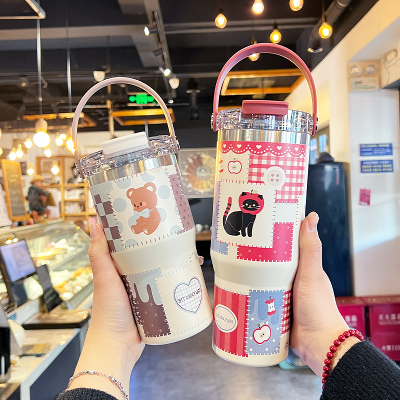 guloo高颜值304不锈钢冰霸保温杯