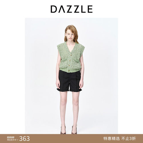 法式DAZZLE地素休闲短裤