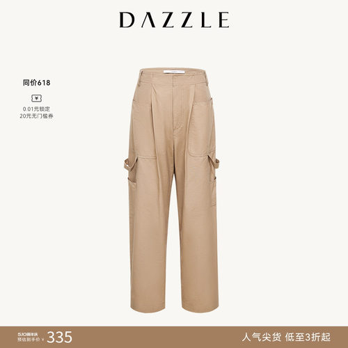 直筒裤型	工装风格	口袋装饰