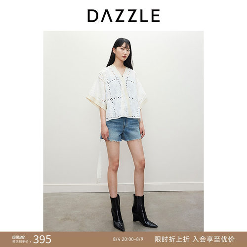 DAZZLE地素水洗牛仔短裤