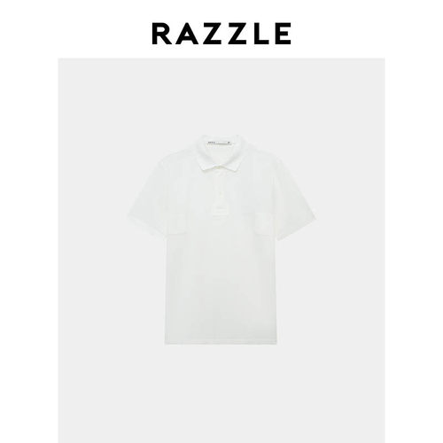 RAZZLE 地素奥莱男装白色春季短袖T恤