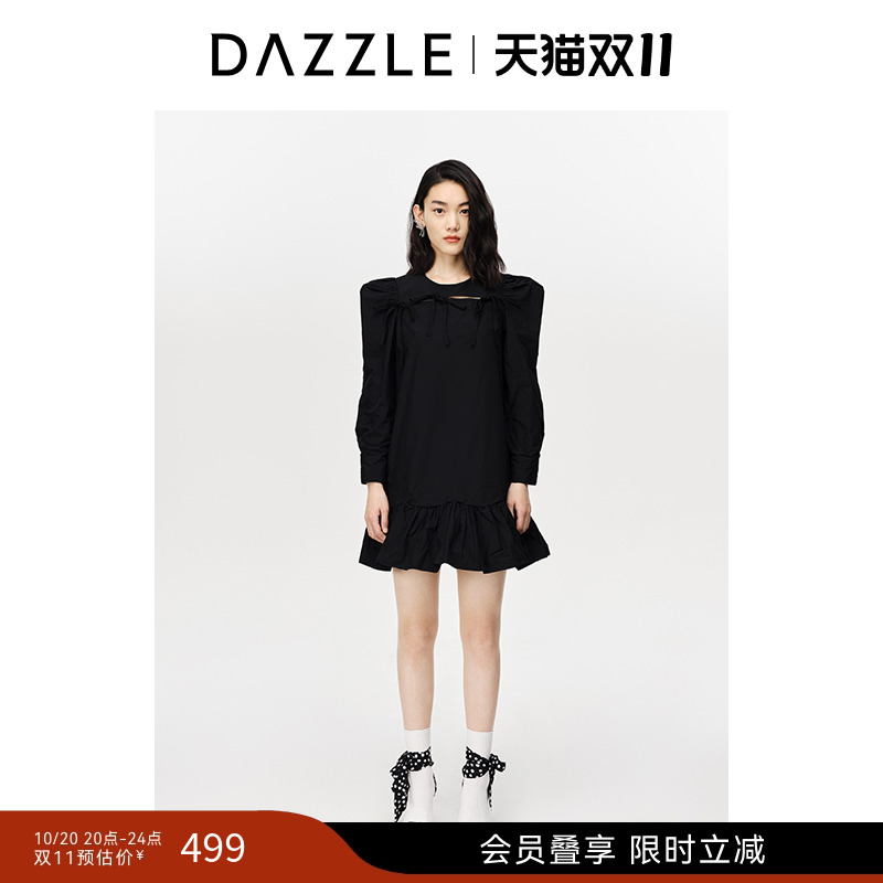 DAZZLE连衣裙刘雯同款奥莱娃娃
