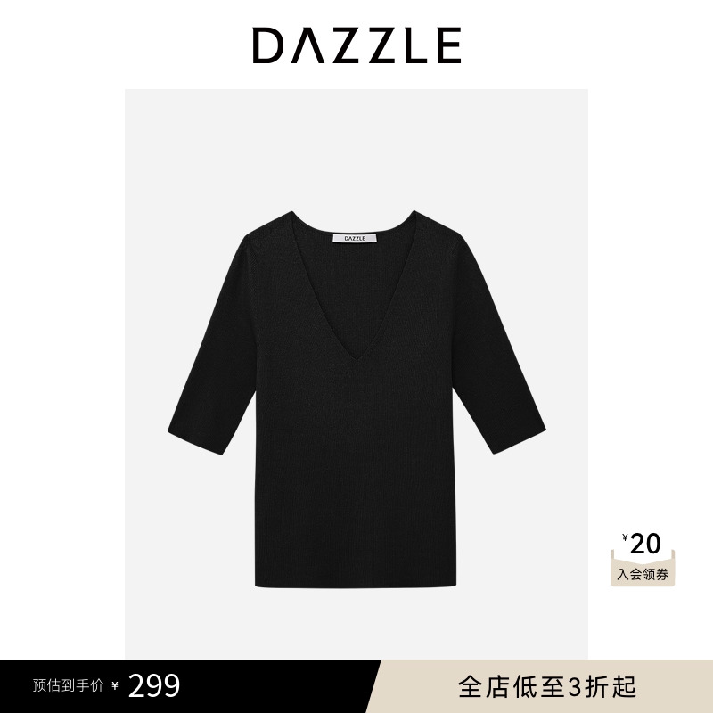 简约高级 V领显瘦 百搭单品