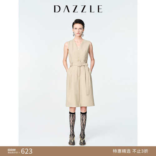 羊毛混纺	简约设计	假两件设计