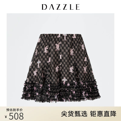 dazzle地素奥莱秋季款童趣女裙裤