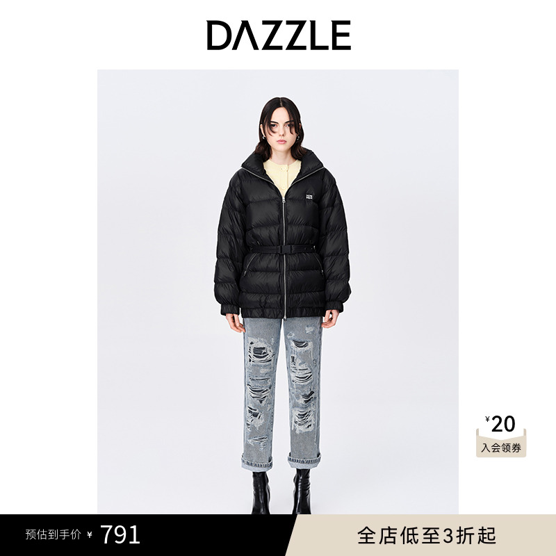 立领设计	中长款	收腰设计
