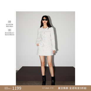 DAZZLE地素奥莱 短外套春秋款女装印花上衣