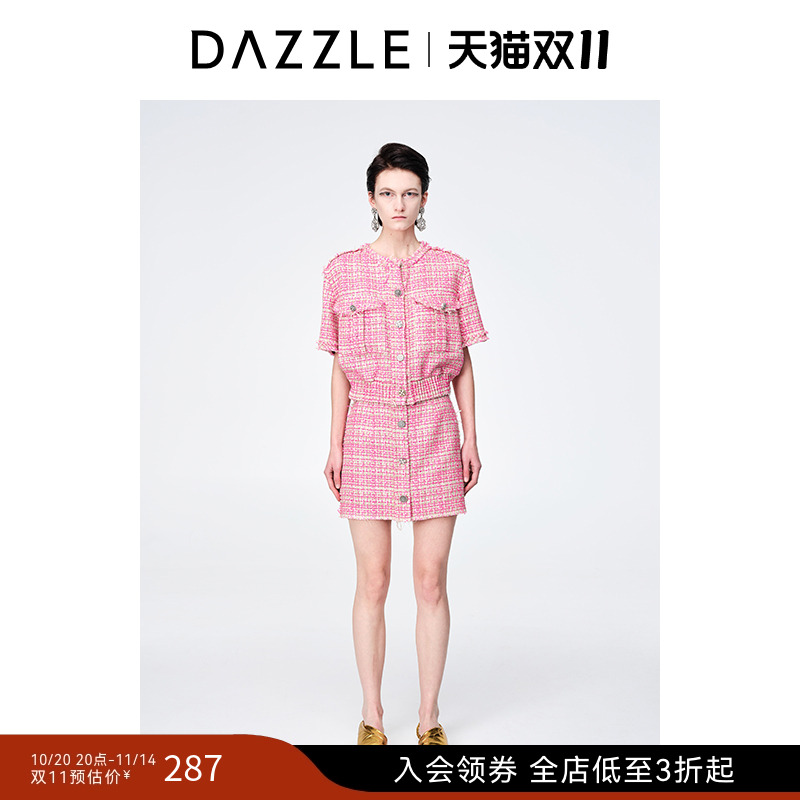 小香风格	羊毛混纺	直筒版型