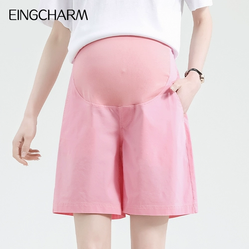 Летние тонкие шорты для беременных для отдыха, небольшие штаны, большой размер, свободный крой, подходит для подростков