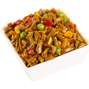 味遇五仁豆角豆豆香酸豆角乾坤小菜泡豇豆酱泡菜小咸菜下饭菜整箱