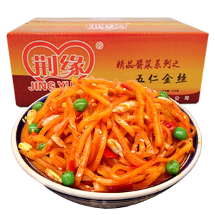 荆缘五仁琥珀金丝整箱芝麻瓜子芥菜大头菜疙瘩丝酱菜小咸菜下饭菜