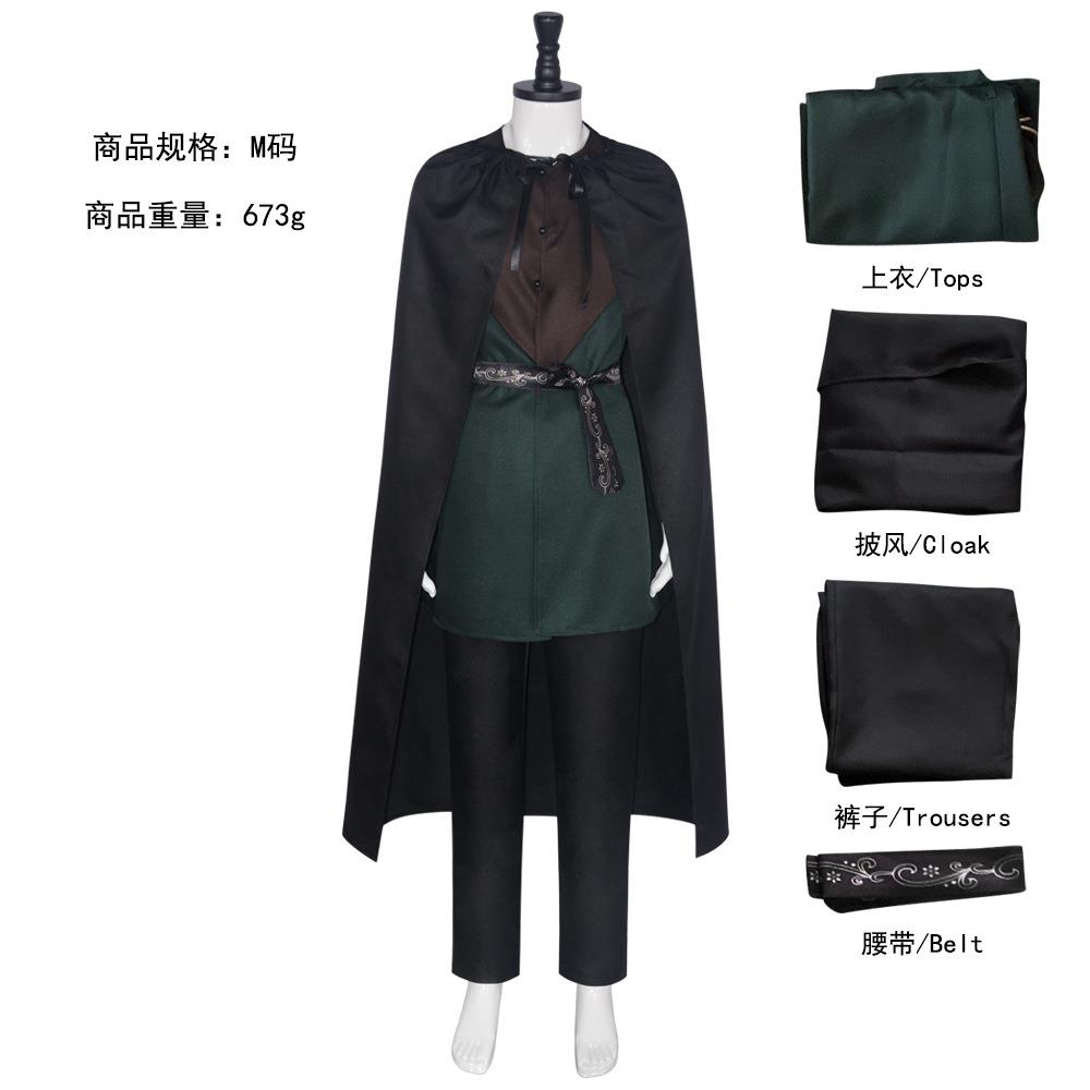 万圣节cos服 魔戒精灵王 电影指环王cosplay 角色扮演 工厂现货