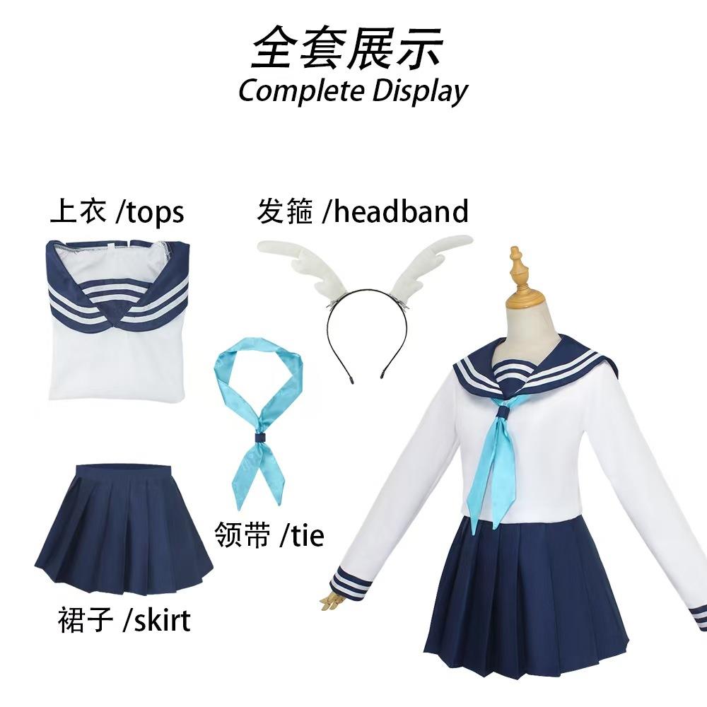 鹿乃子乃子虎视眈眈cos服虎子鹿乃JK制服水手服动漫cosplay服装女