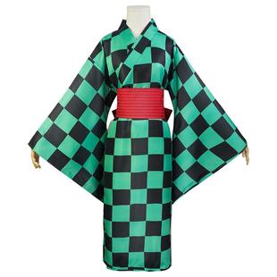 鬼灭之刃cos服游郭篇花街篇灶门炭治郎我妻善逸嘴平伊之助和服cos