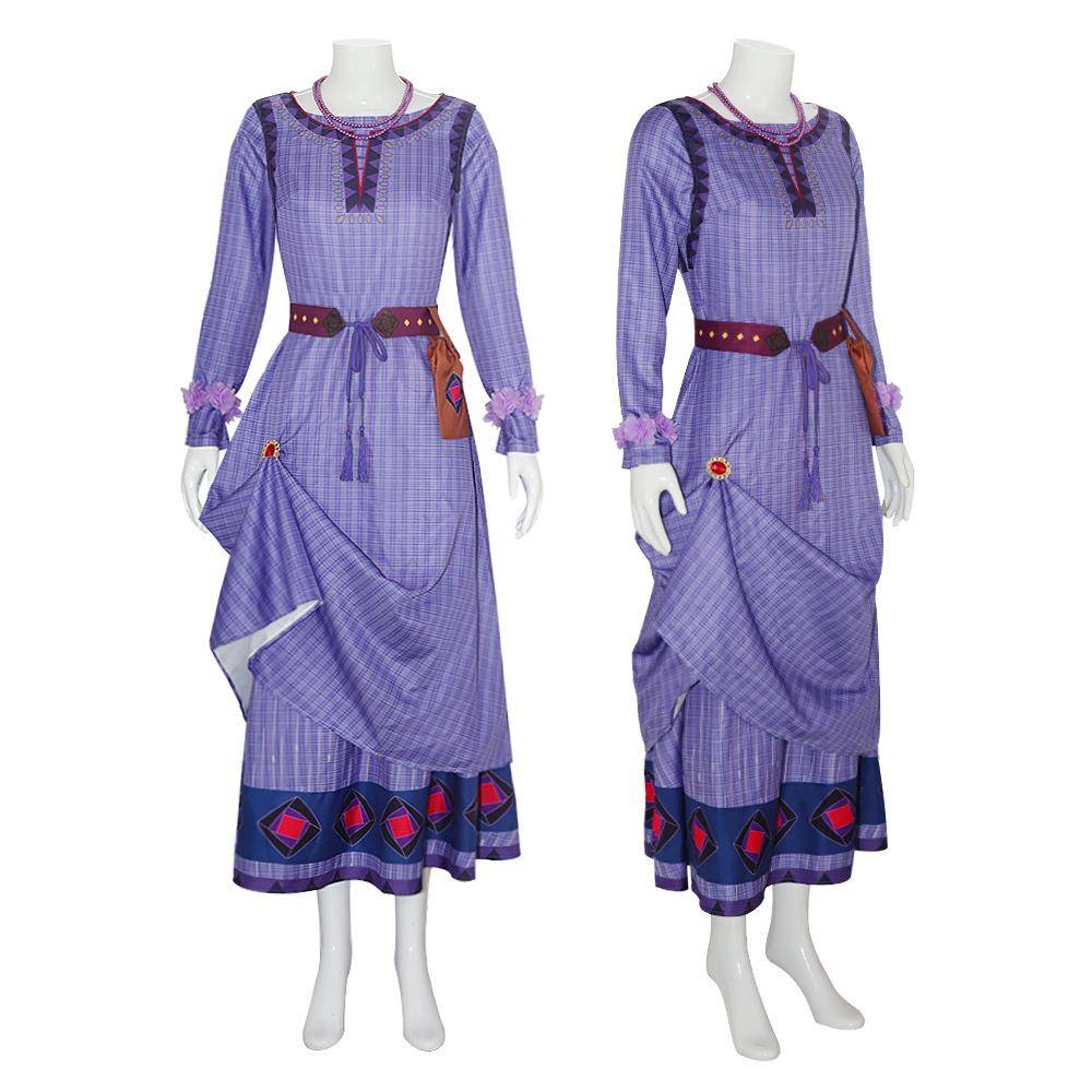 星愿Asha阿莎cos服公主裙舞台电影同款成人儿童连衣裙cosplay服装