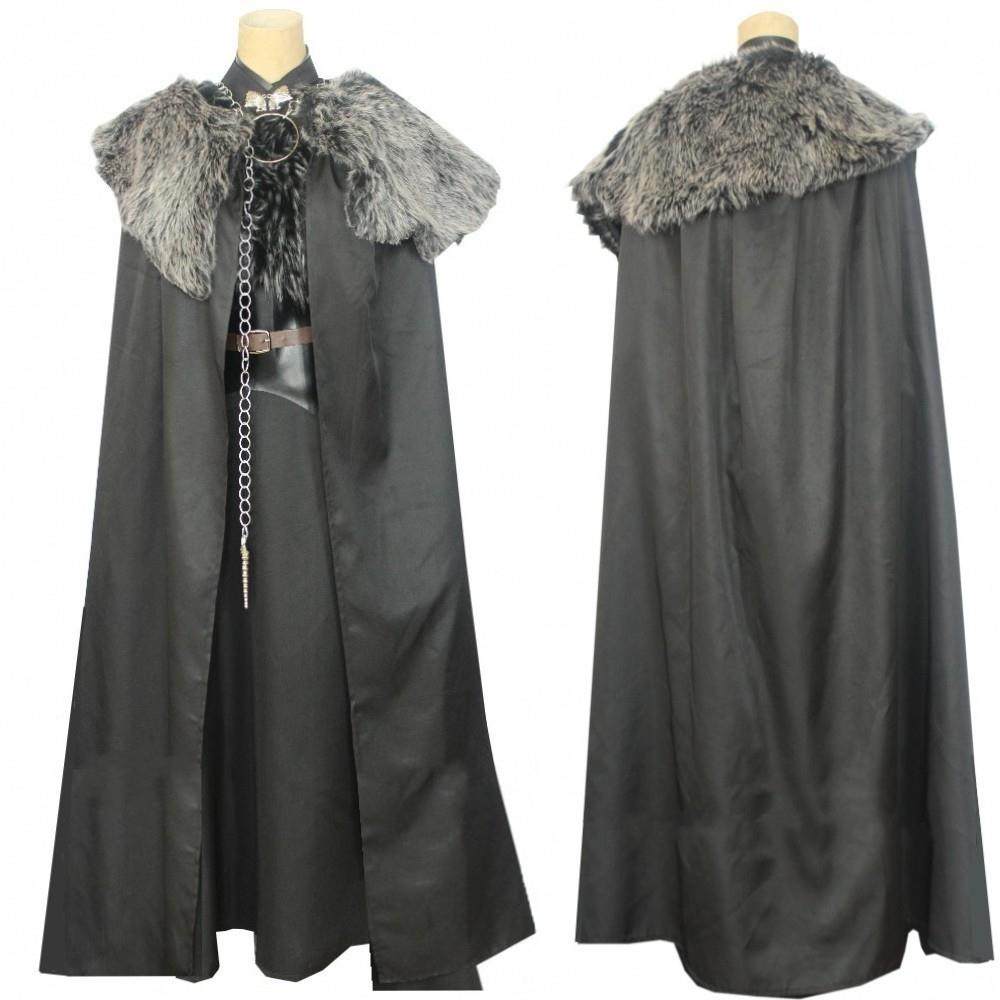权力的游戏第八季珊莎·斯塔克cos服装
