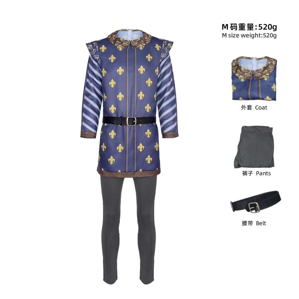 怪物史莱克王子查明cos服 万圣节史莱克3角色扮演cosplay工厂现货