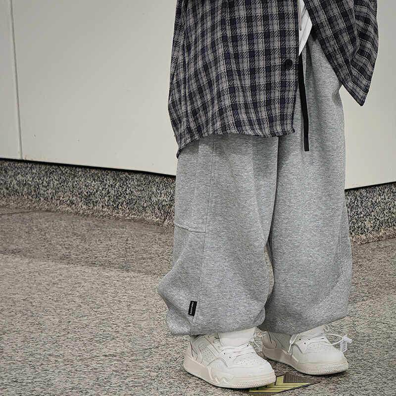 男童运动裤纯棉春秋款潮韩版宽松长裤中大童卫裤男孩儿童束脚裤子