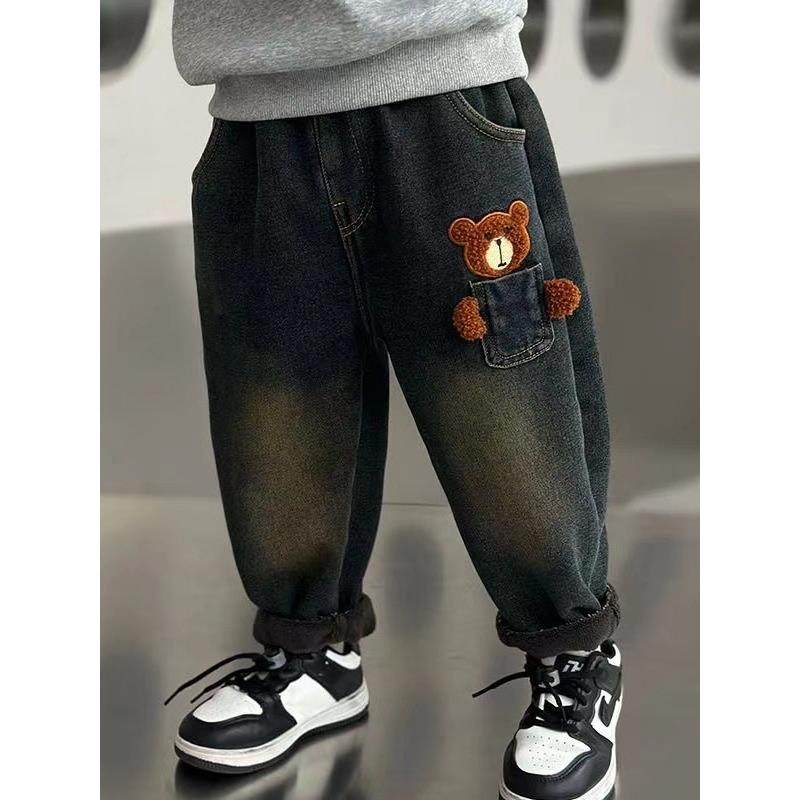 男童牛仔裤儿童裤子2025新款3-8岁春秋宝宝男孩小童长裤潮流帅,童装/婴儿装/亲子装,儿童牛仔裤,淘宝优惠券,粉丝福利购,淘宝优惠卷