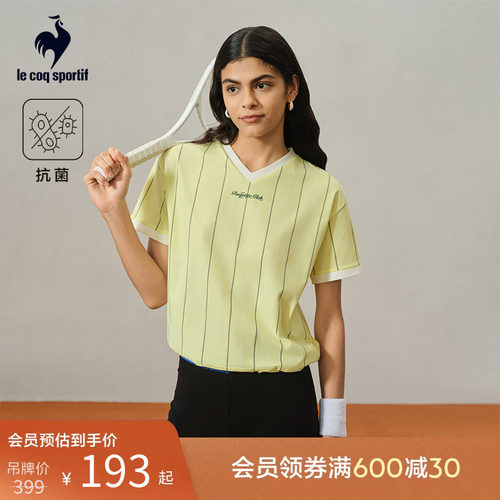 乐卡克春夏网球系列女款短袖T恤