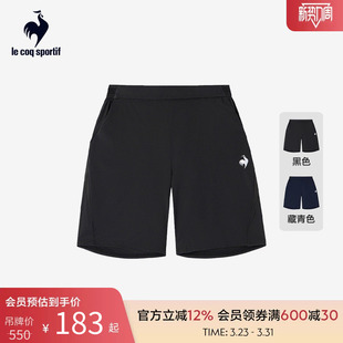 针织舒适休闲运动短裤 简约百搭经典 夏季 乐卡克法国公鸡男士