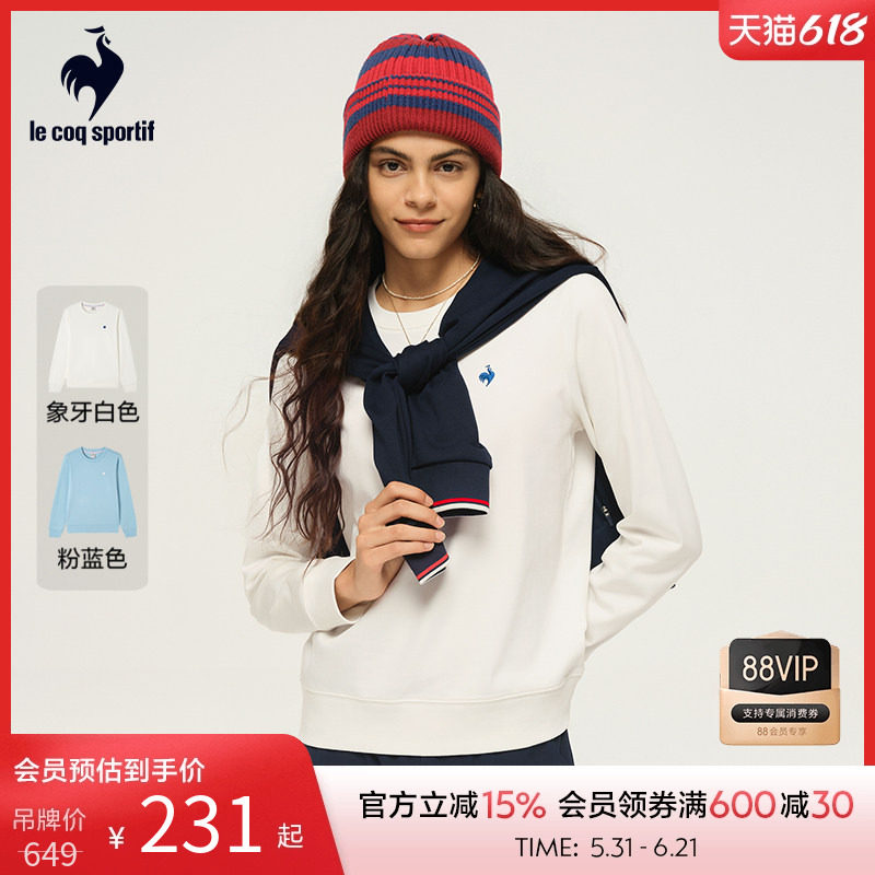 【周日制服】乐卡克法国公鸡女款运动休闲圆领卫衣