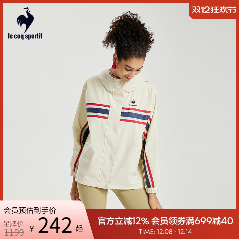 乐卡克法国公鸡女款梭织外套