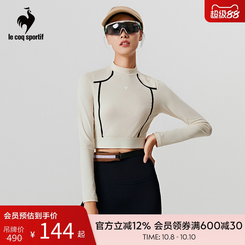 【骑行】乐卡克法国公鸡秋冬女子舒适时尚运动休闲透气紧身短上衣