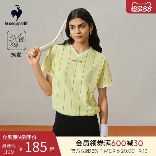 乐卡克春夏网球系列女款短袖T恤