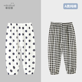 婴儿大屁屁裤 薄款 子男女宝宝灯笼裤 宝宝防蚊裤 3岁儿童睡裤 夏季