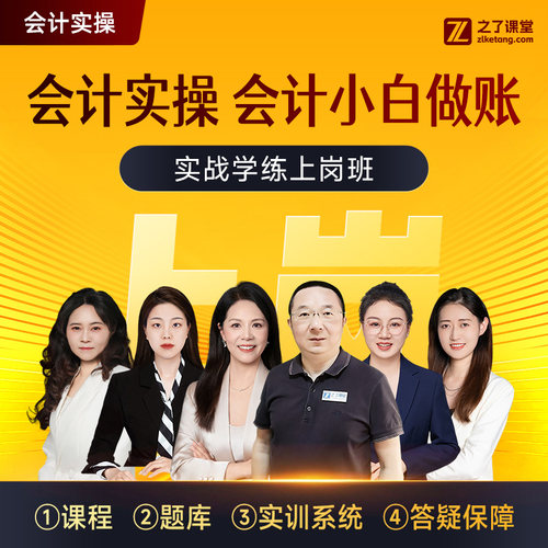 会计小白做账报税实战学练上岗班