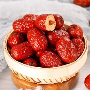 全店选3件送50包零食 新疆煮粥红枣优质大枣和田特产灰干