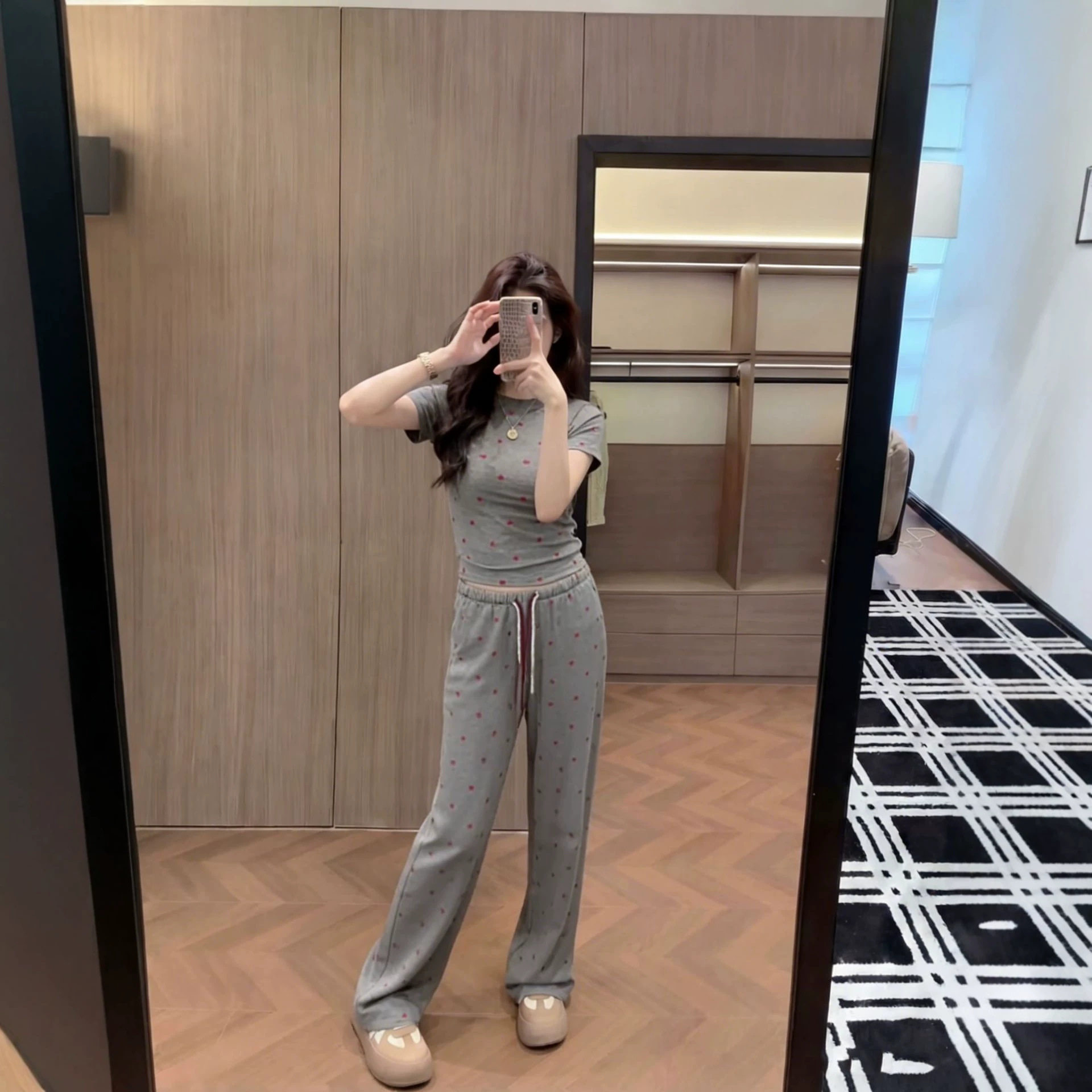 2026网红宽松显瘦洋气短裤两件套潮流运动套装女夏装新款3536