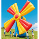 充气大风车卡通气模定制户外景区露营草地春天氛围感美陈打卡拍照
