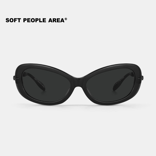 SOFT PEOPLE AREA-HAKUNA(墨镜)猫眼蝶形板材眼镜太阳镜细腿素颜