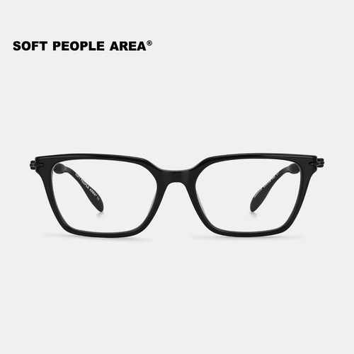 SOFT PEOPLE AREA-ROMEO(光学)猫眼方框眼镜板材细镜腿通勤素颜
