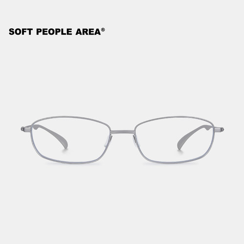 SOFT PEOPLE AREA-GRACE(光学)方圆框眼镜钛架镜框超轻钛通勤素颜