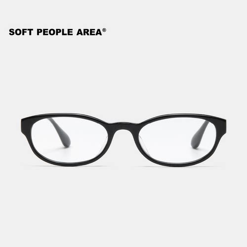 SOFT PEOPLE AREA-SON(光学)复古椭圆小框眼镜板材镜框通勤素颜
