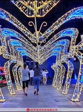 楼盘商场造型新年彩灯灯光装饰圣诞节灯光秀夜游迎春灯饰定制