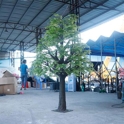 仿真水杉大型树人造杉树松树商场装饰室内外绿植园林景观源头工厂