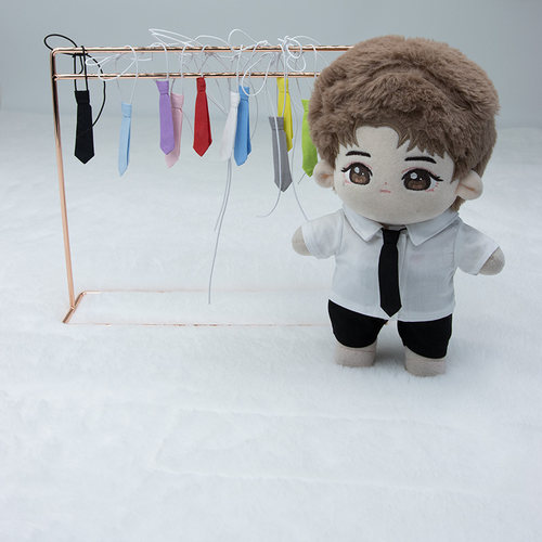 10cm20cm娃衣领带玩偶公仔明星同款配件15cm厘米棉花娃娃衣服配饰