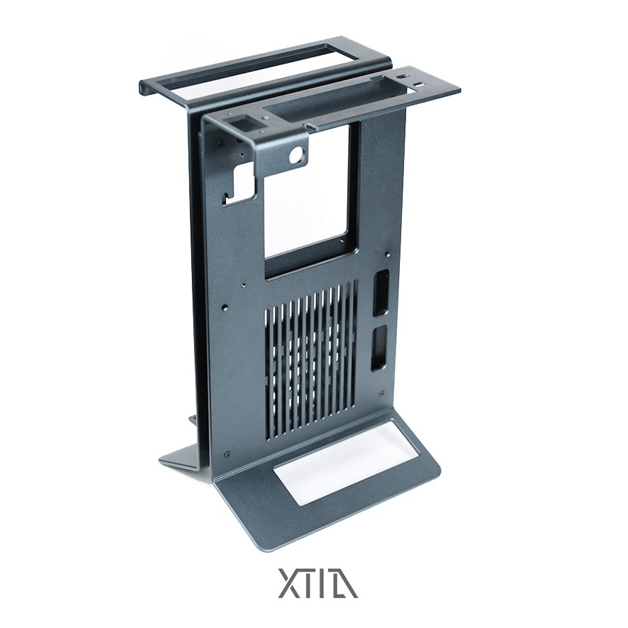 【Xproto-N】XTIA A4ITX开放式长显卡迷你小便携全铝垂直竖装机箱