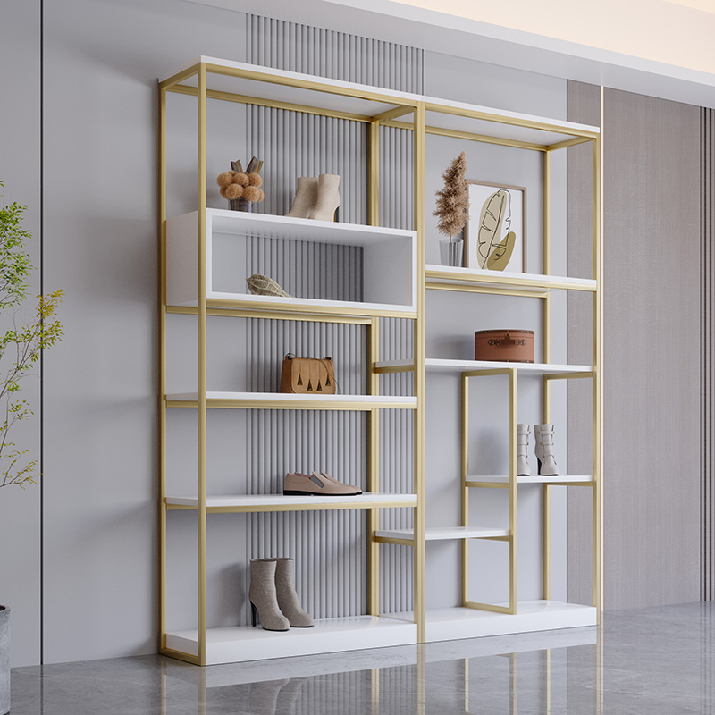 鞋店鞋架展示架箱包商场包包架鞋柜简约女鞋陈列展架子落地置物架