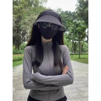 冰丝防晒衣女2025新款夏季透气防紫外线防晒服修身瑜伽运动服外套