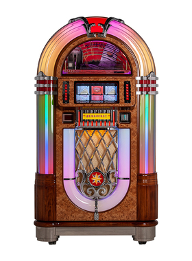 英国复古蓝牙CD播放机内置80张CD自动点唱机Jukebox音响娱乐设备