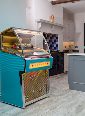 复古CD播放机JukeBox点唱机蓝牙音响可投币式内置80张CD英国原产