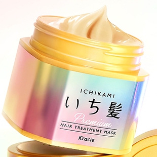日本Kracie/肌美精ICHIKAMI客乐谐流光发膜 烫染修护200g