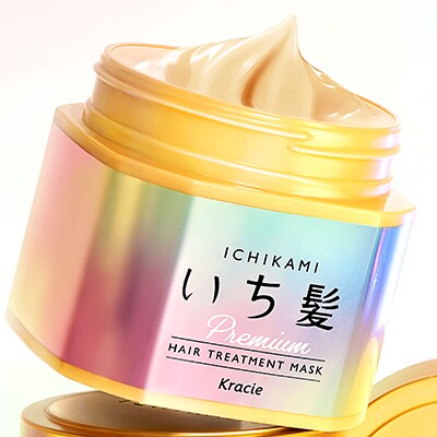保税 日本Kracie/肌美精客乐谐ICHIKAMI流光发膜 染烫修护200g