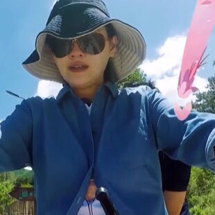 渔夫帽女大S同款日系遮脸太阳帽子女夏季防晒防紫外线夏天遮阳帽